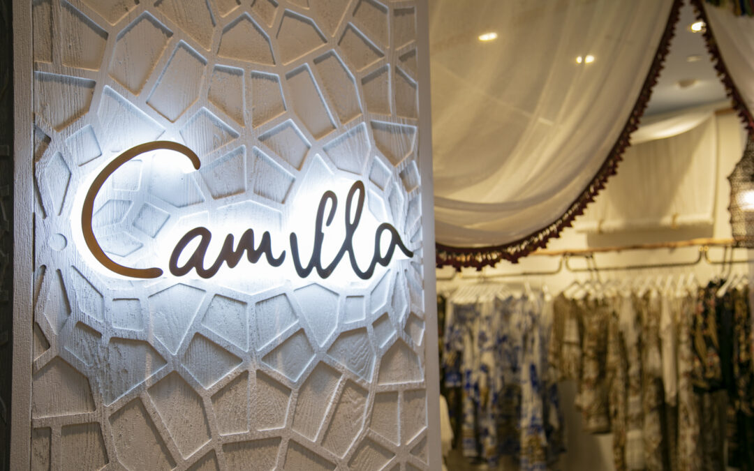 Artisan craftsmanship and bold vibes: Camilla retail fit outs